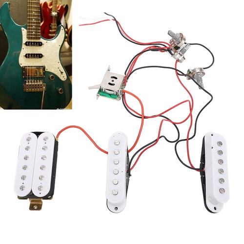 Electric guitar hss - electric, set
