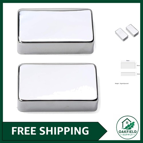Chrome humbucker pickup covers - chrome,